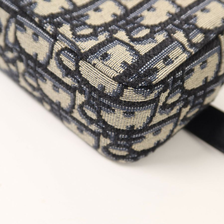 Dior 帆布Oblique Belt Bag金扣腰包-10
