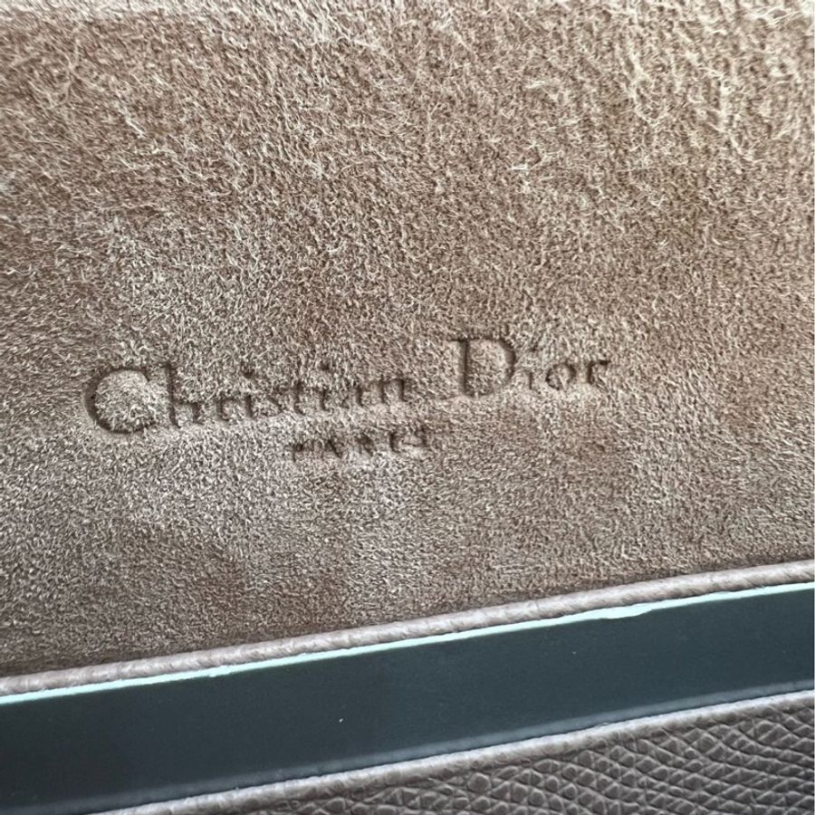 🎀 【極致優雅．近新珍藏】Dior Saddle Belt Pouch馬鞍粒面小牛皮腰包 / 附皮帶 🎀-18