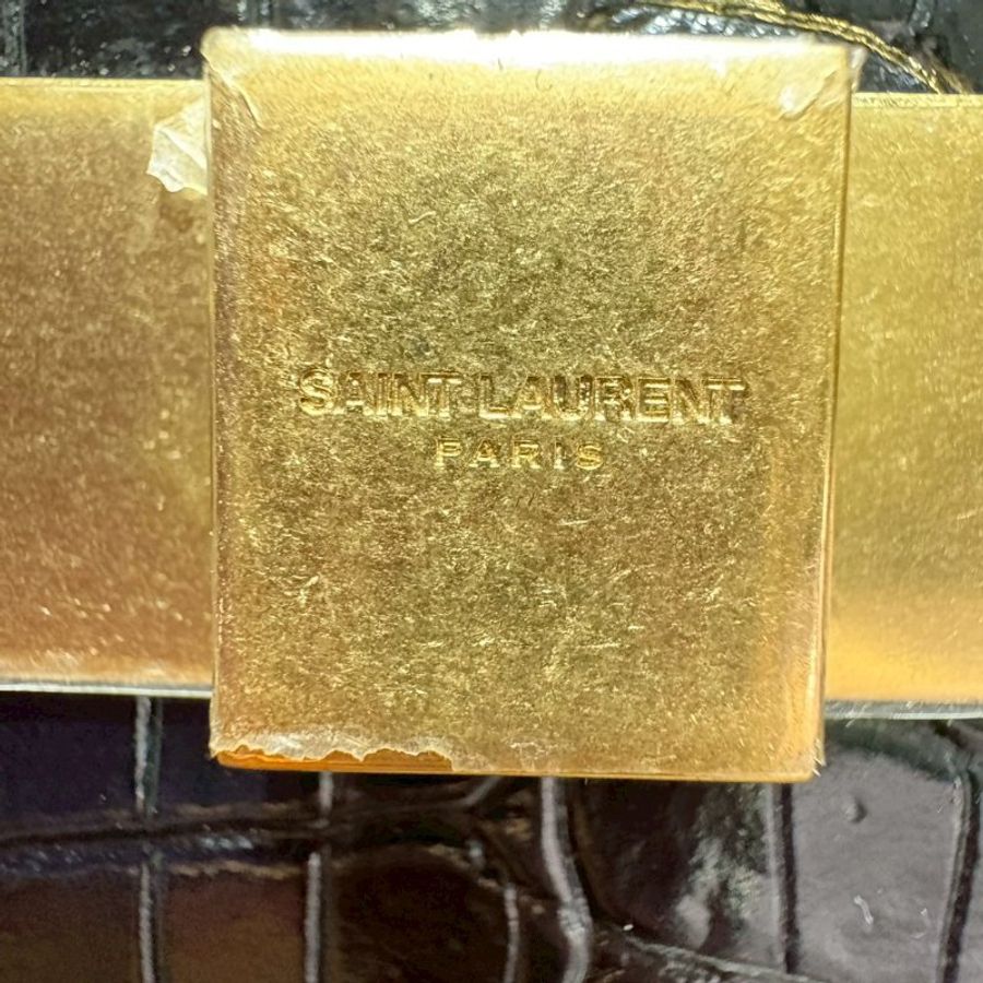 SAINT LAURENT曼哈頓鱷魚壓紋中號-17