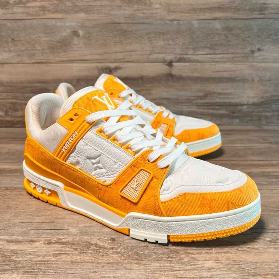 Louis Vuitton路易威登 trainer  白黃牛仔  43碼-1