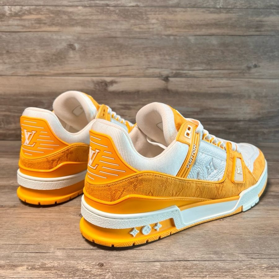 Louis Vuitton路易威登 trainer  白黃牛仔  43碼-2