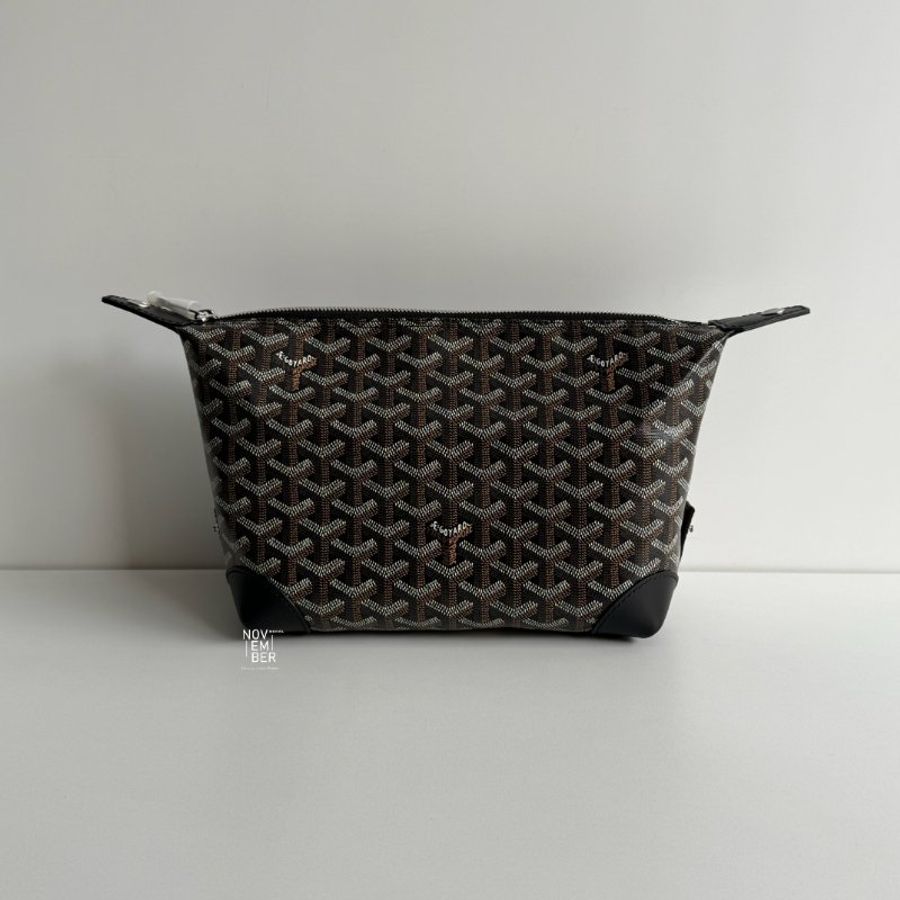 全新有購證🙌🏻 Goyard 戈雅 Bowling 25 Toiletry Bag 飯盒包 洗漱包 黑色-6