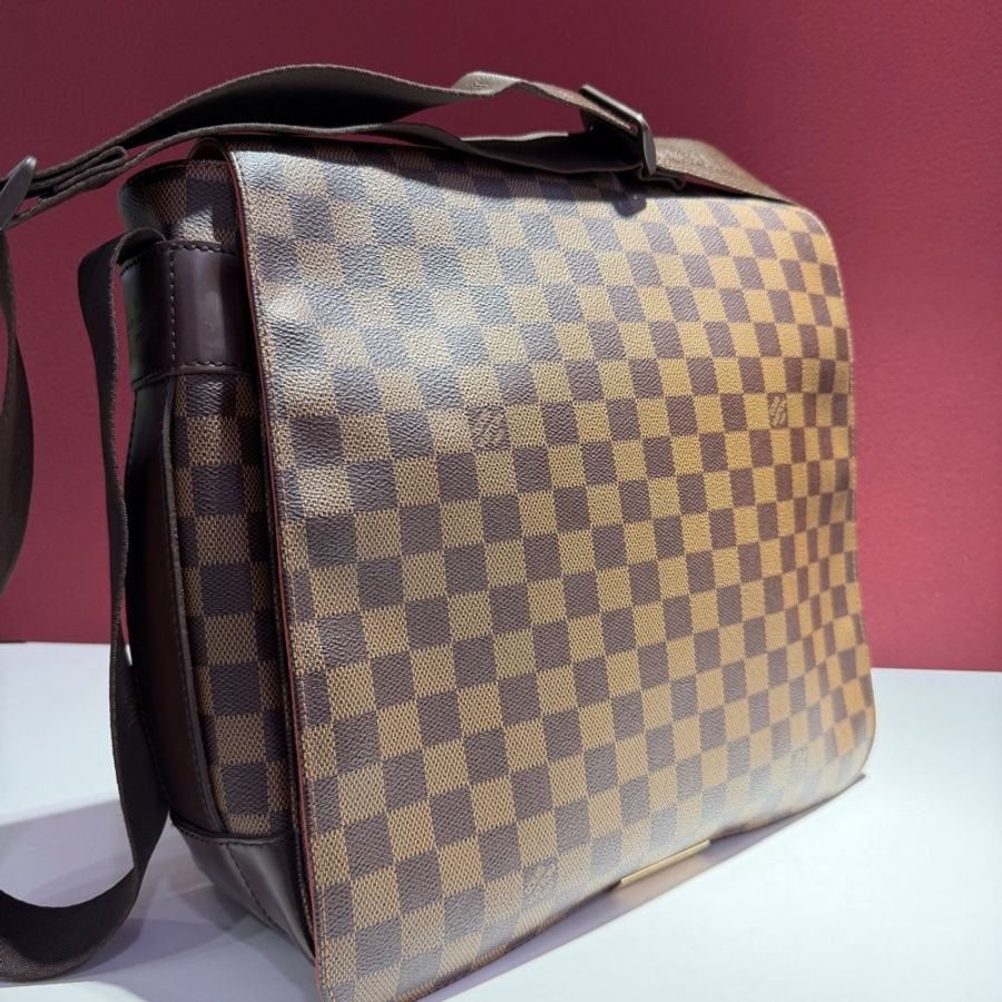 LV 路易威登 格子 單肩包 男款 尺寸：34x10x30cm無附件-1