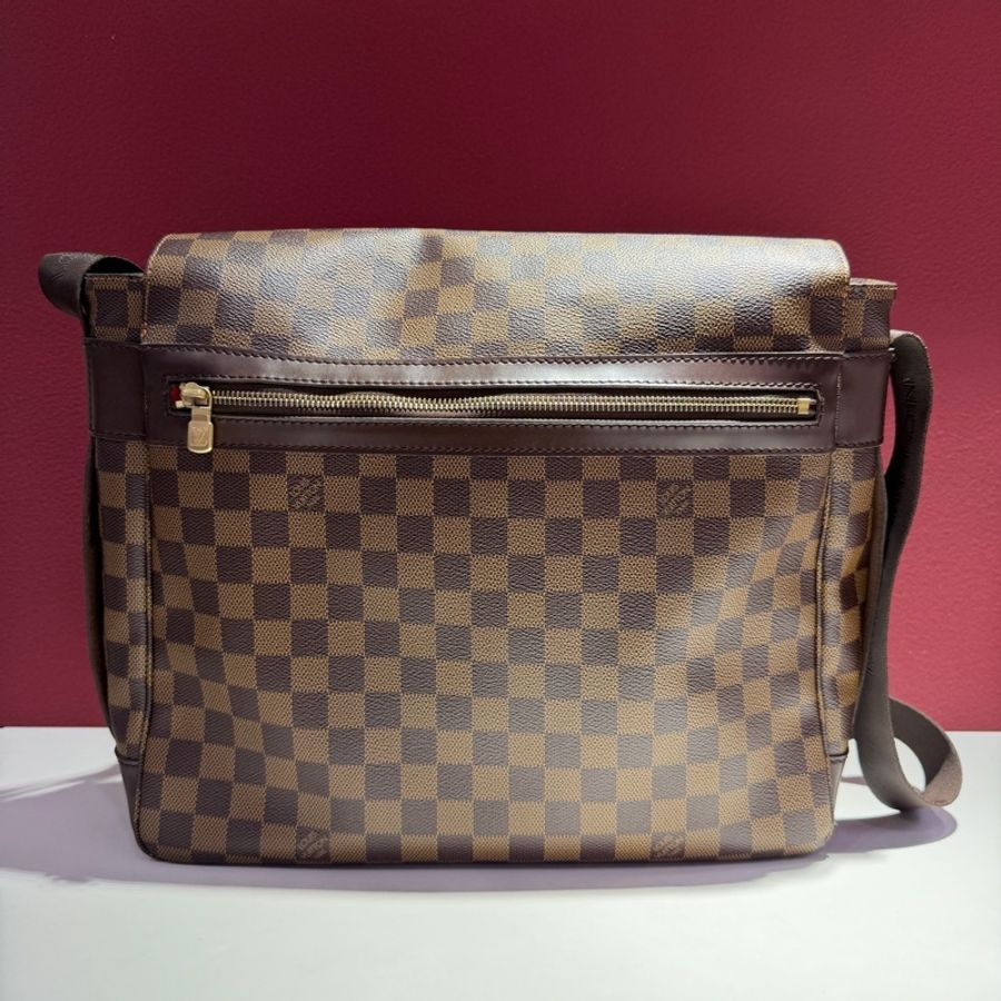 LV 路易威登 格子 單肩包 男款 尺寸：34x10x30cm無附件-2