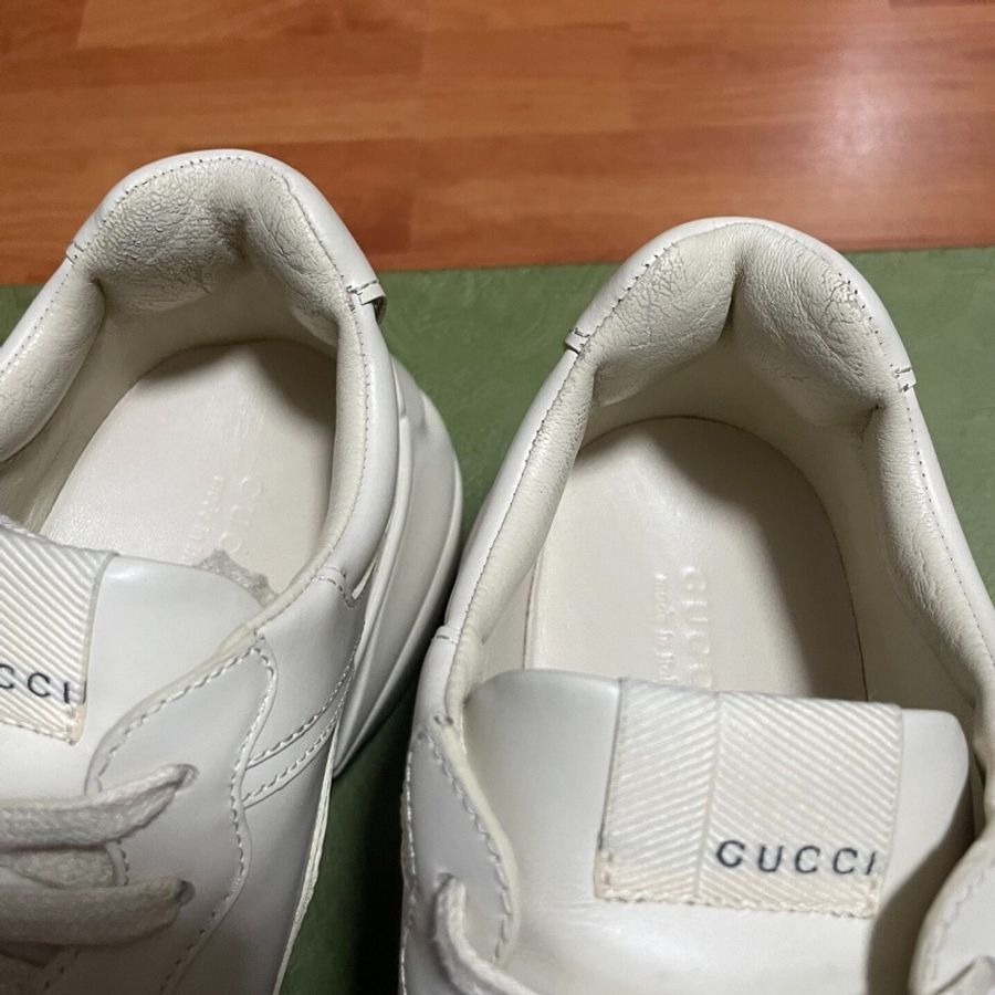 Gucci正品古馳休閒鞋Rhyton老爹鞋  經典色 41碼-4