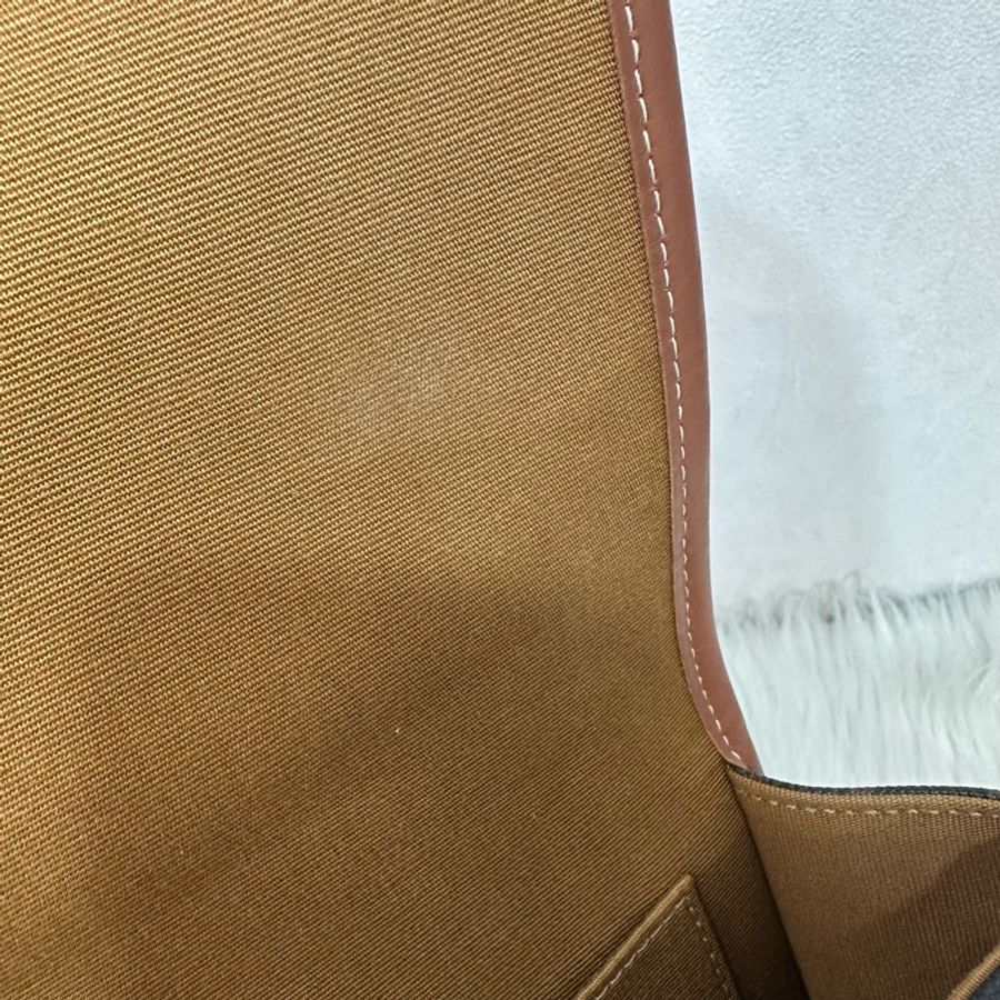 Celine 191502 老花凱旋門金釦馬鞍包 斜背包 folco triomphe-28