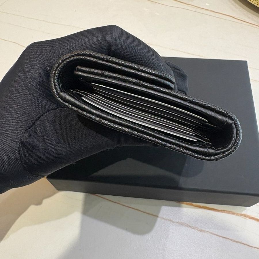 *SHIHNA名牌精品* CHANEL 大雙C 三摺卡包 絲巾暗袋 芯片款-7