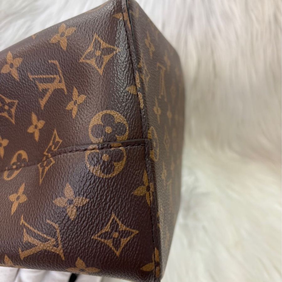 LV 路易威登 NEONOE系列 黑桶中號 牛皮黑色水桶包-7