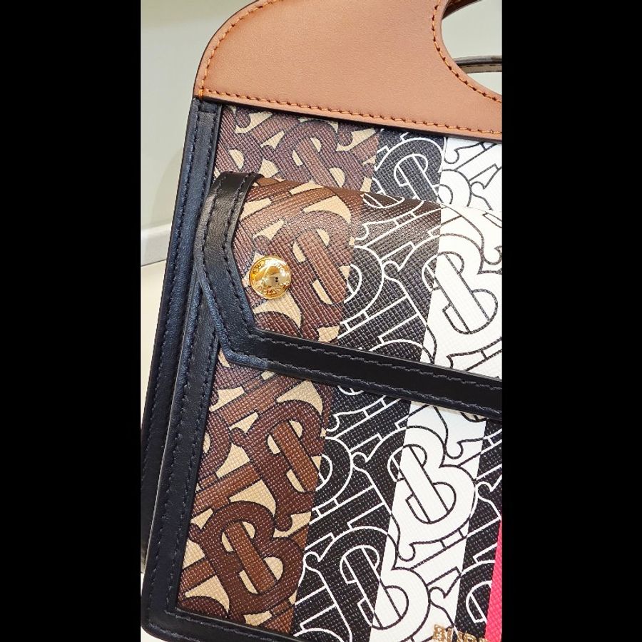 BURBERRY 滿版TB手提兩用包-13