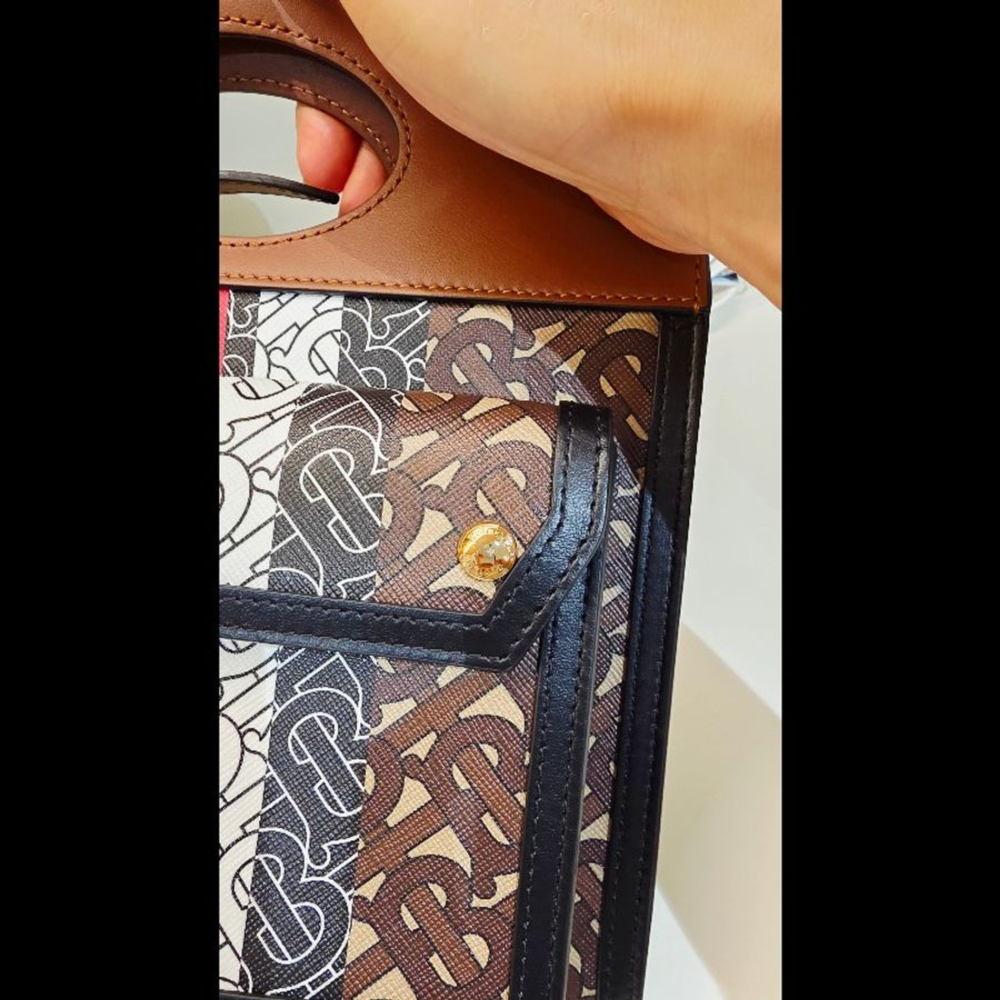 BURBERRY 滿版TB手提兩用包-14