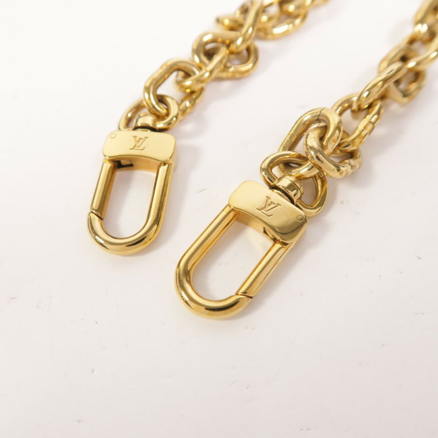 LOUIS VUITTON Monogram Pochette Trunk Vertical金扣鏈帶肩背袋-13