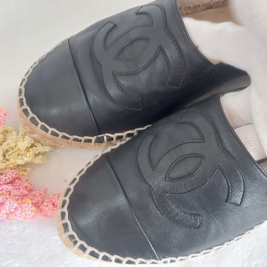 CHANEL 🌈現貨實拍 🌈香奈兒 漁夫鞋~二手(38)號-14
