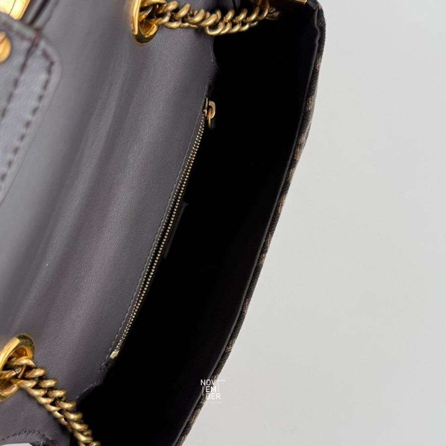 99新🆕 Fendi 芬迪 Baguette 老花法棍包 中號-5