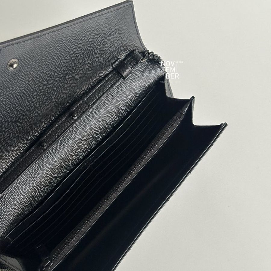 98新🫰🏻 Saint Laurent YSL 聖羅蘭 WOC So Black-4