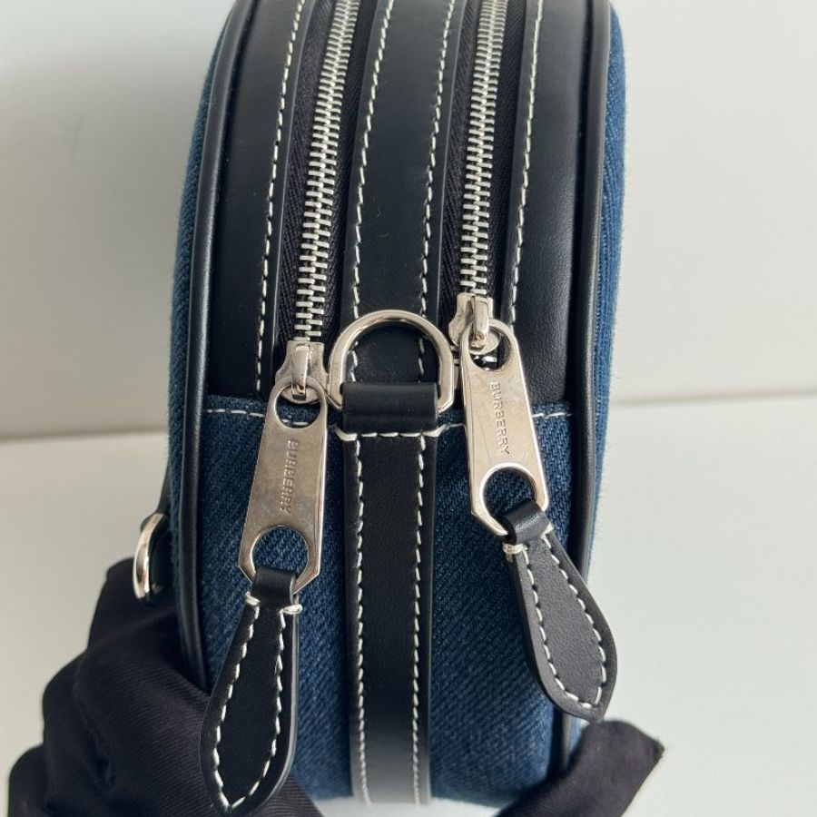 99新🆕 Burberry 牛仔圓餅包-7