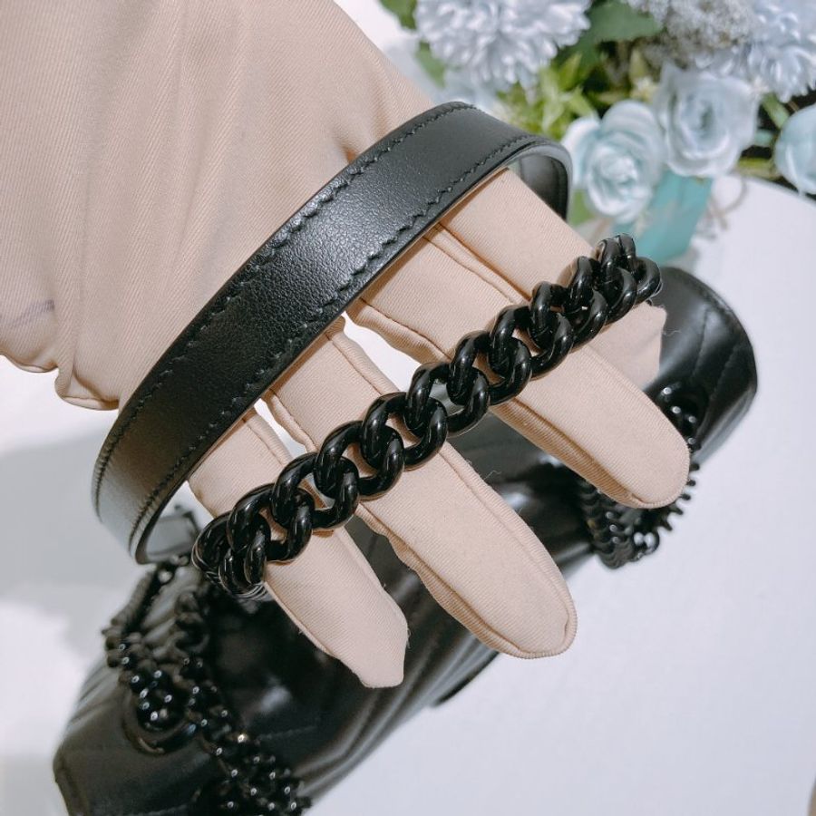 TW4788  Gucci 古馳 全黑Logo單肩/斜背袋GG Marmont Medium Shoulder Bag So Black-15