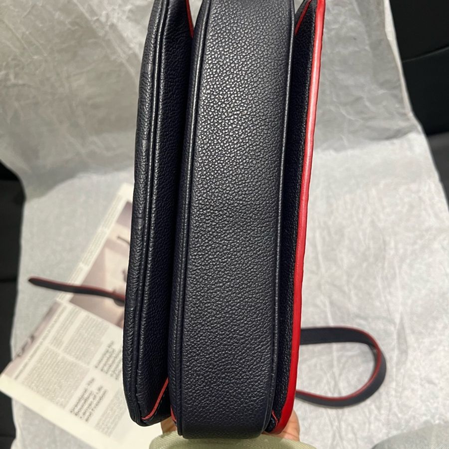 LV 路易威登 藍色牛皮 郵差包-4