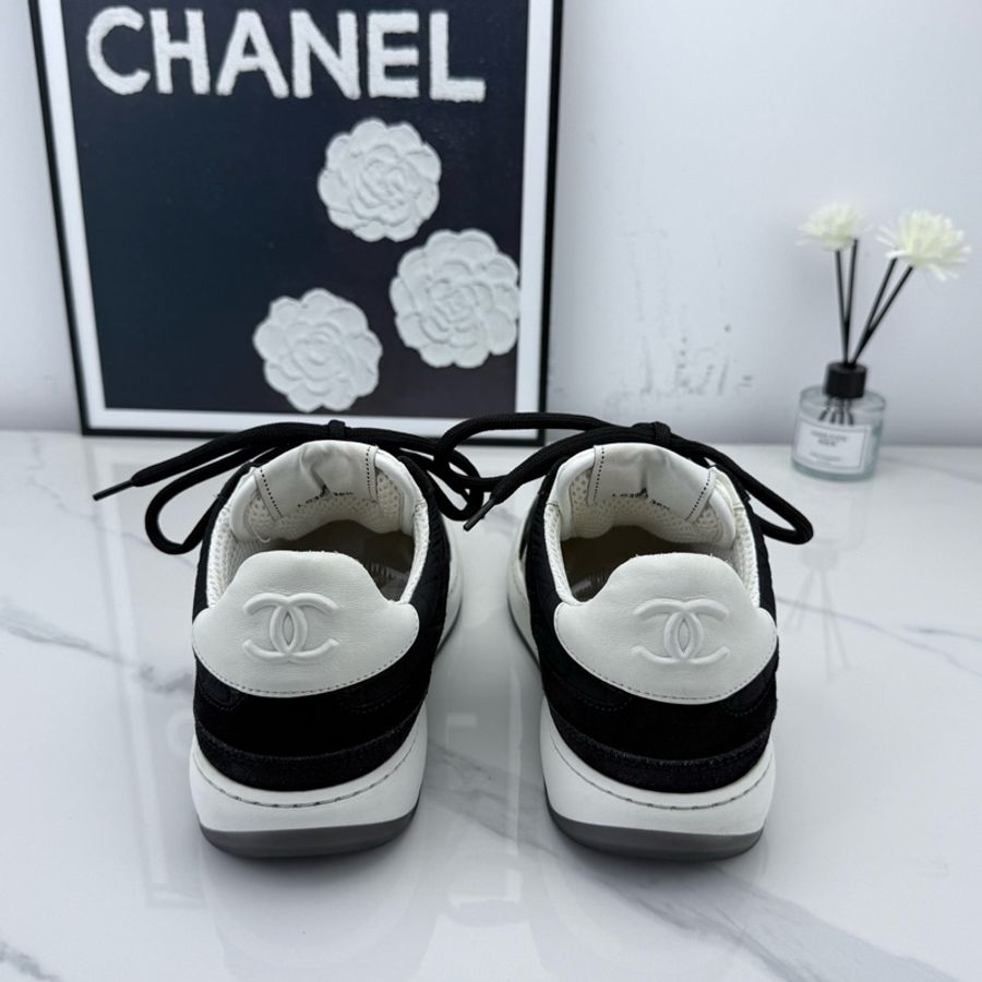 99新💗Chanel香奈兒 黑白熊貓板鞋 36.5碼-9