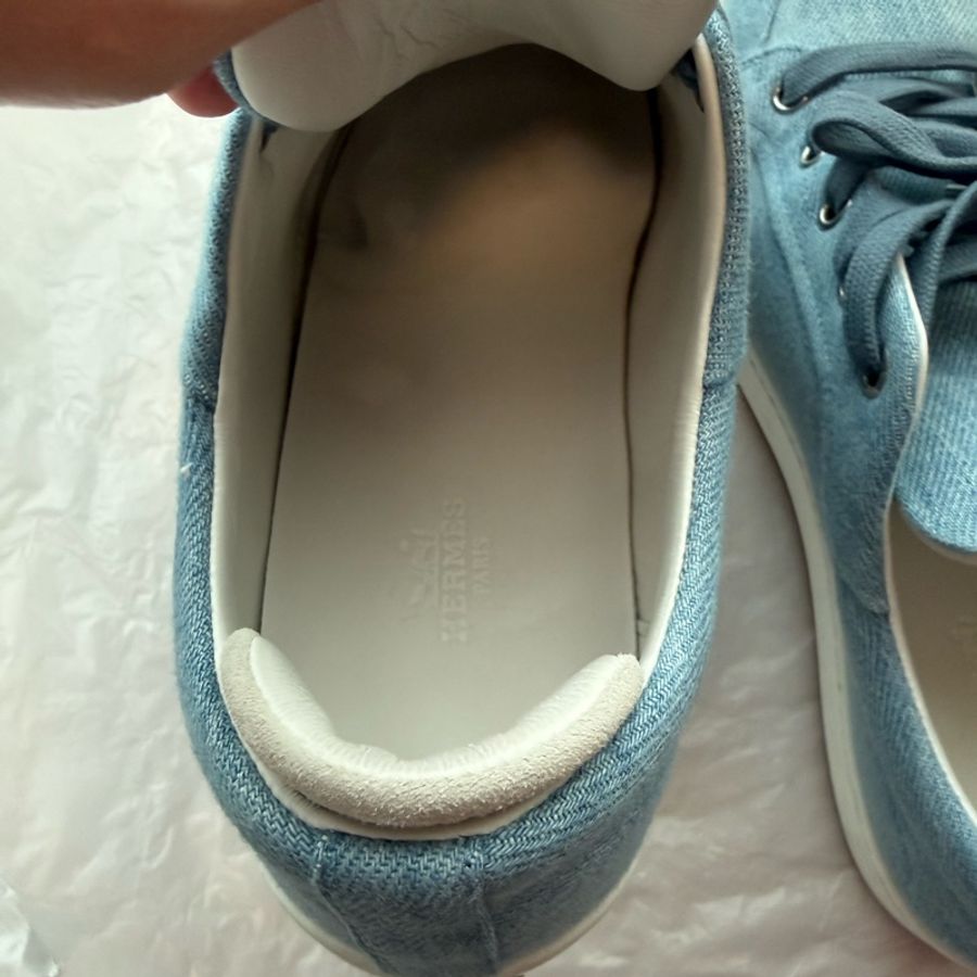 💖Hermes KID 牛仔 休閒鞋 37號💖 小H-7