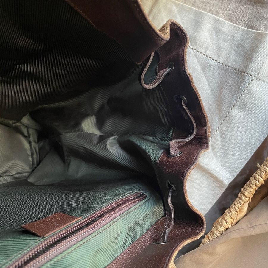 🍎優惠中🍎Gucci 經典GG老花後背包🎒 肩背包/雙肩包/旅行包/過夜包/水桶包/束口包 🎒側背/手提🎒正品🎒況不錯🎒男女皆適-50