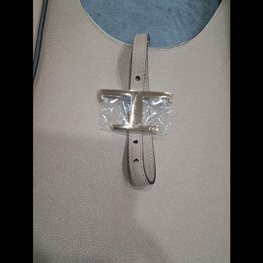 TOD'S 藕色大包 Timeless-3