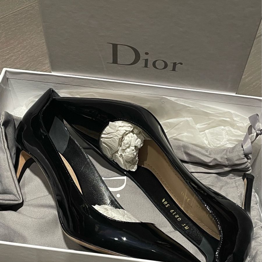 迪奧Dior D-Moi 休閒尖頭高跟鞋 38.5-2