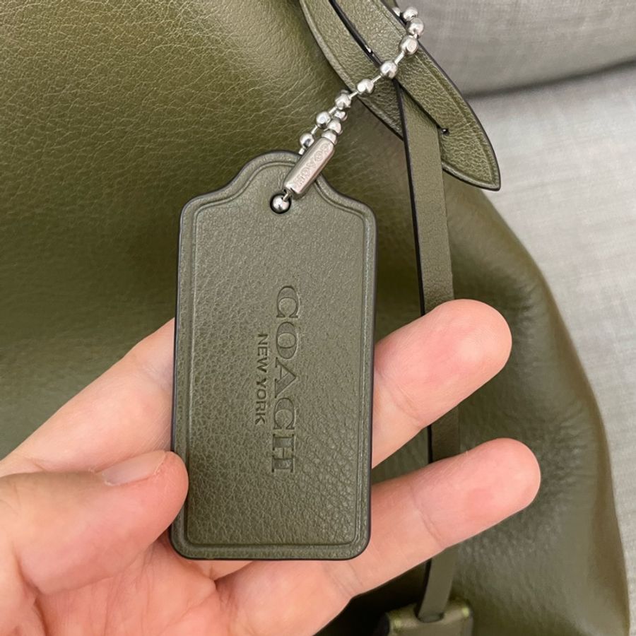 99新 2/21購入 Coach Mott 33 綠-29