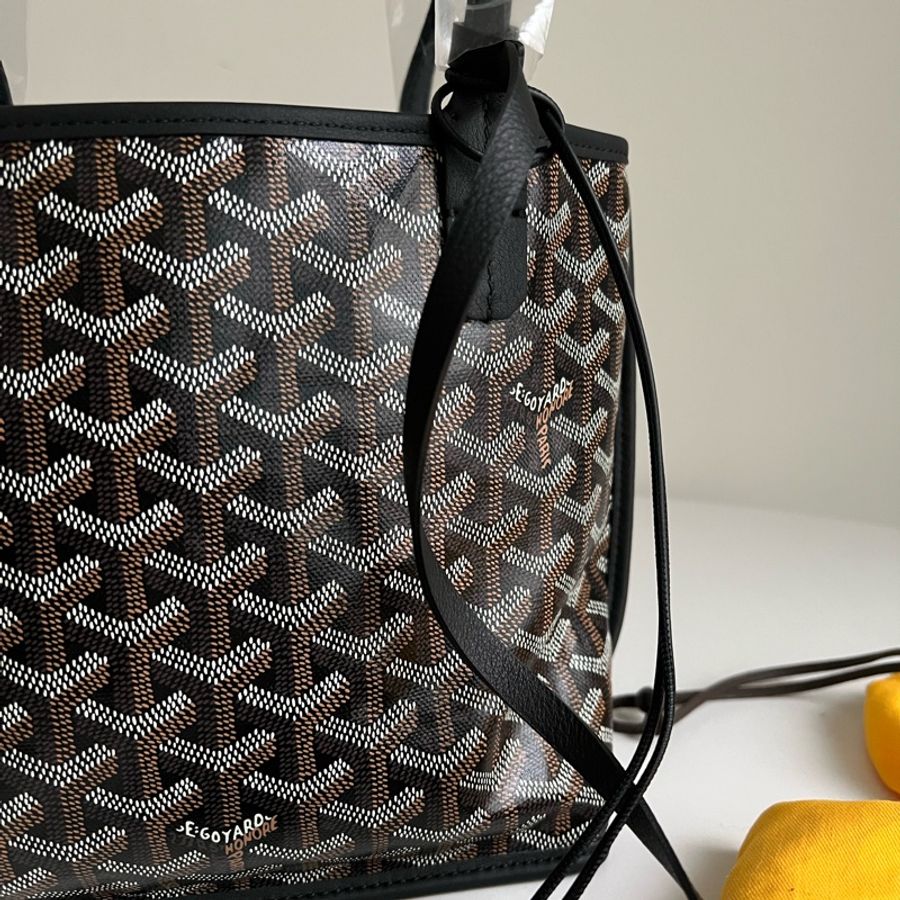 全新！！Goyard黑色Anjou Mini Bag-4