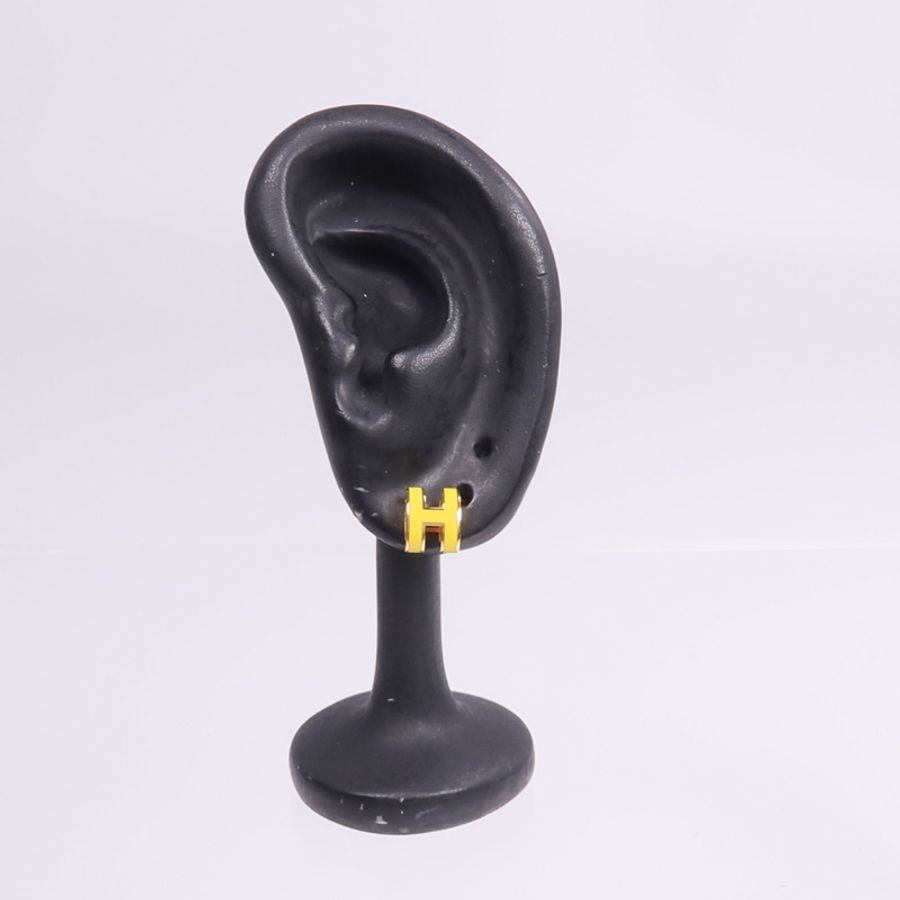 HERMES 金屬Mini Pop H Earrings耳環-6
