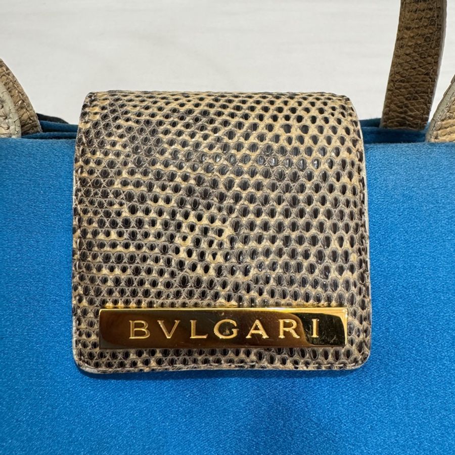 【赫蒂國際精品】 Bvlgari 寶格麗 絲綢緞面肩背包 中古 二手 vintage-4