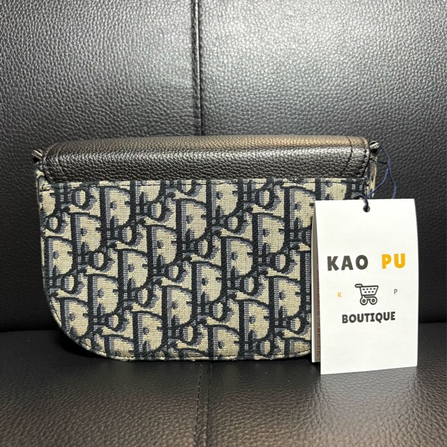 Dior經典Oblique Mini Saddle Bag-1