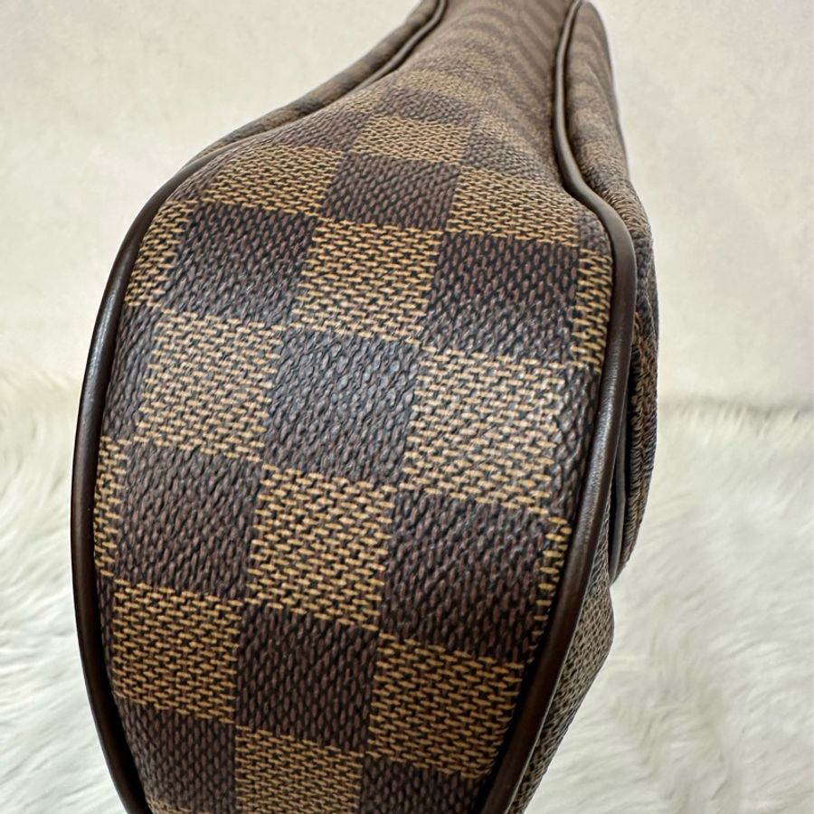 LV N48180 咖啡棋盤格金牌肩背包-8