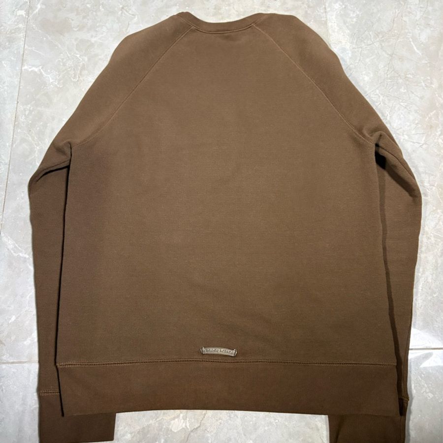 Chrome Hearts 摩卡刺繡梵文銀牌Logo衛衣-1