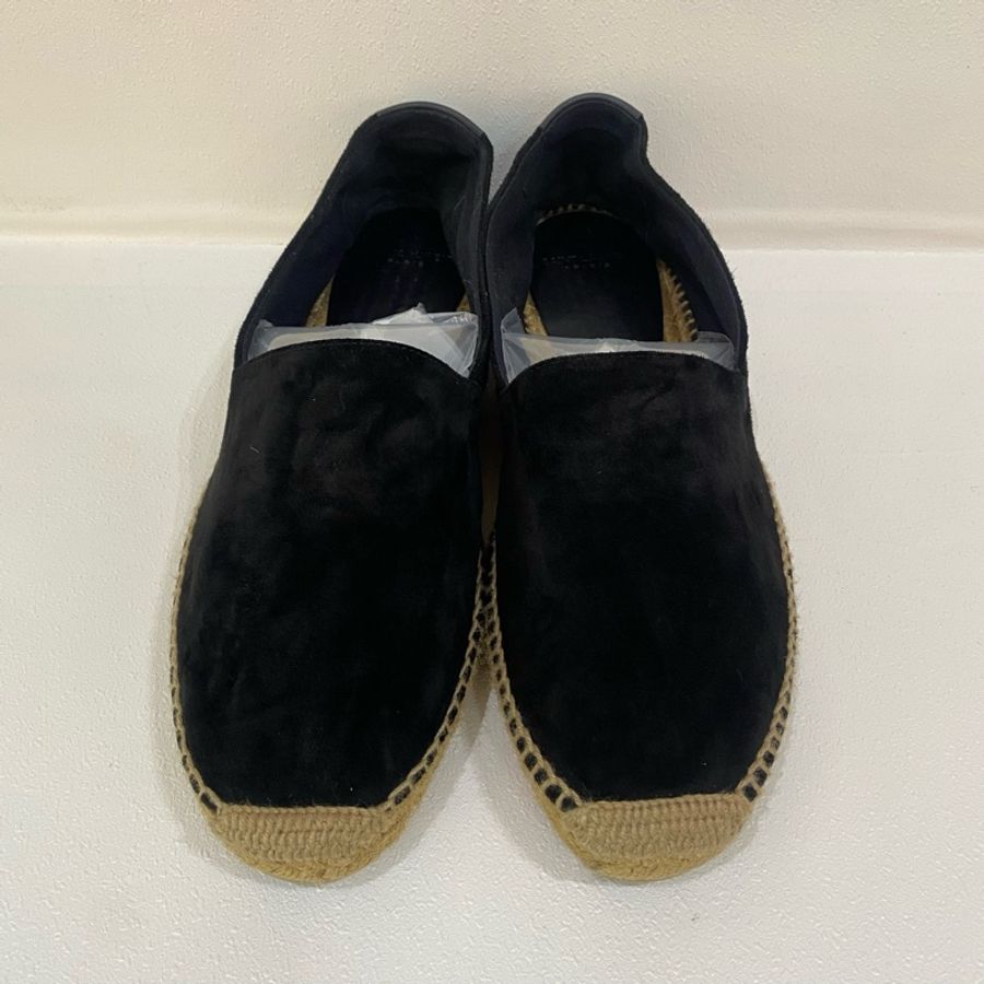 YSL聖羅蘭黑色絨面平底鞋,成色99新,尺碼43碼,有塵袋-3