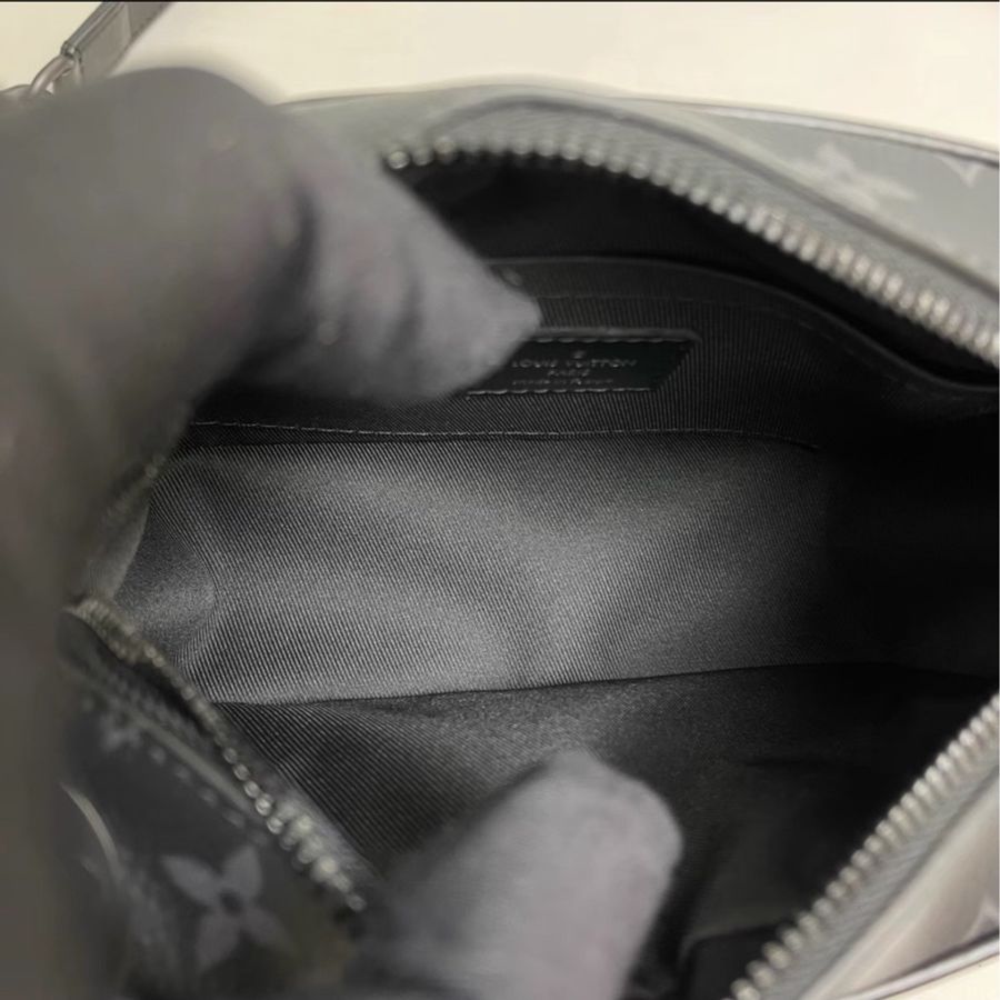 Louis Vuitton Mini Soft Trunk黑花盒子包 芯片款 尺寸18×13-17