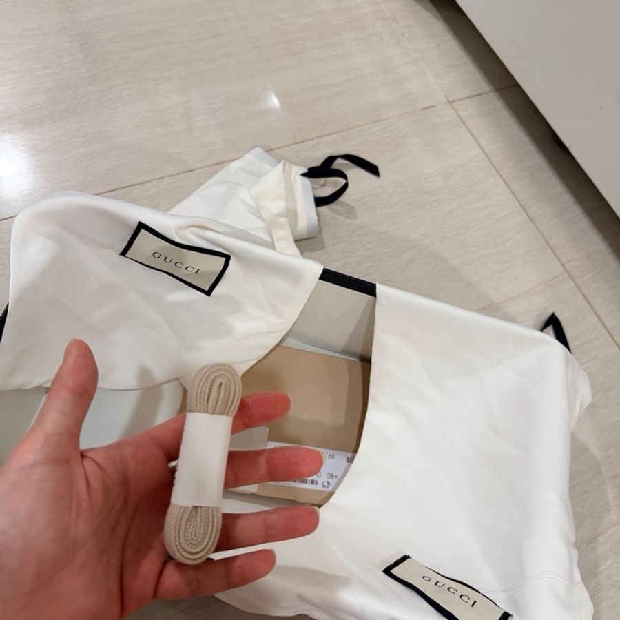 🔥【專櫃正品Gucci帆布鞋EU42.5】 男女皆可穿Gucci Men’s GG Tennis 1977 Sneake 全新正品保證-15