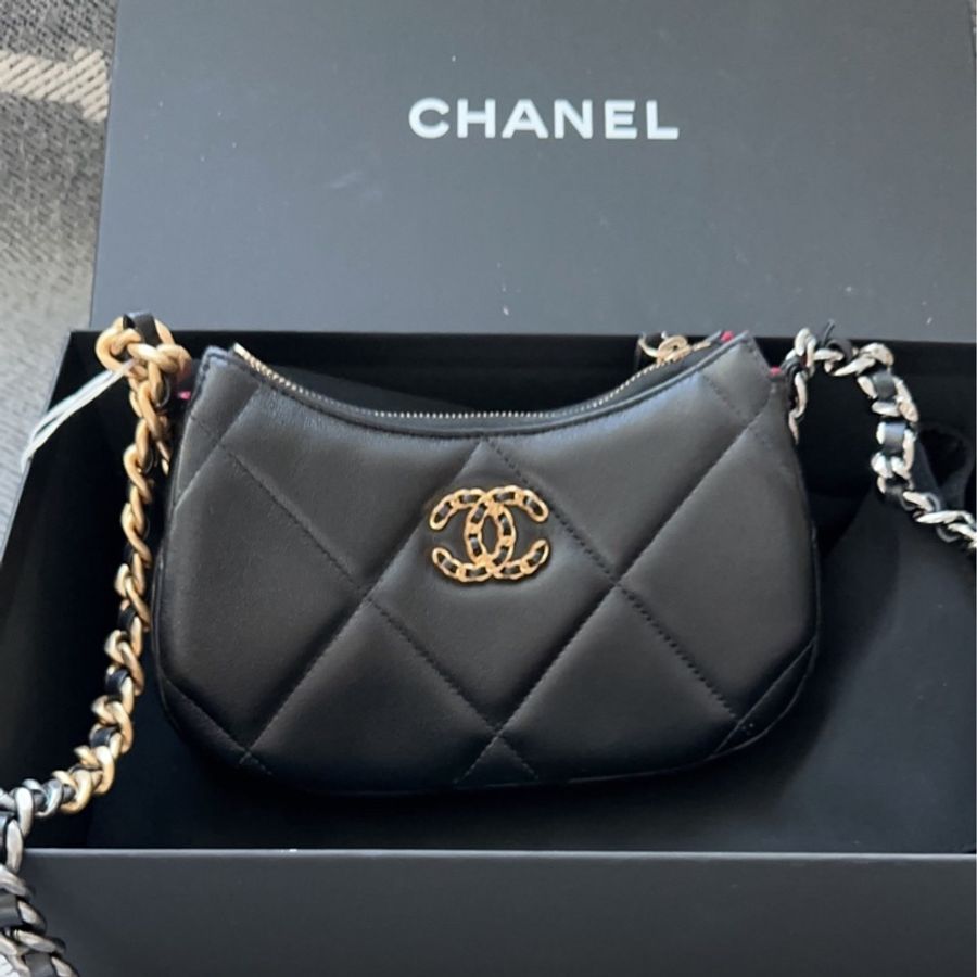 【全新品】Chanel hobo 19bag斜挎包 24c 豌豆包 隨身包-3