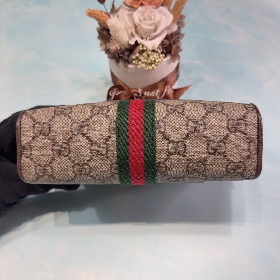GUCCI Ophidia GG老花帆布腰包-5