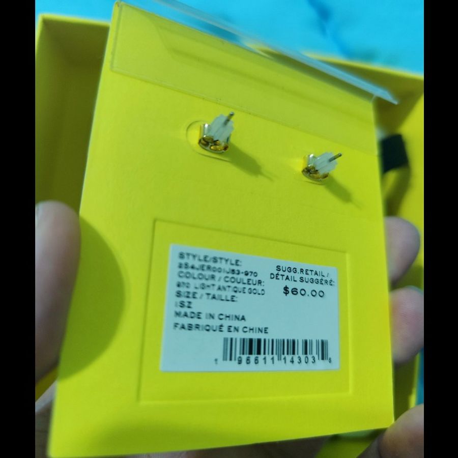 MJ Marc Jacobs Monogram 專櫃款 滿版球型耳環 中性款(不可議)-2