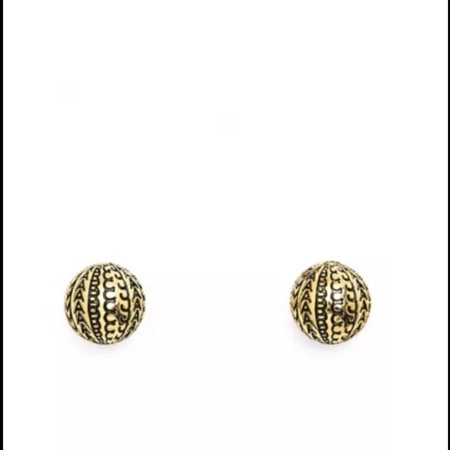 MJ Marc Jacobs Monogram 專櫃款 滿版球型耳環 中性款(不可議)-10