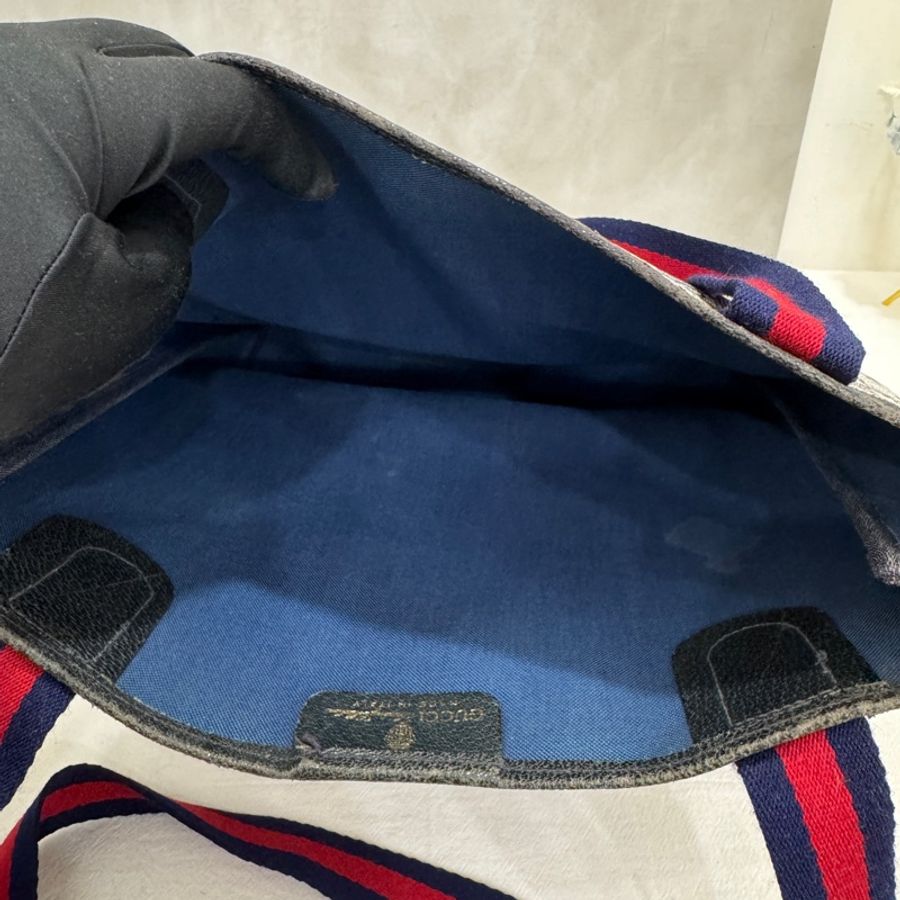 Gucci 古馳 經典老花托特包 中古 二手 vintage-12