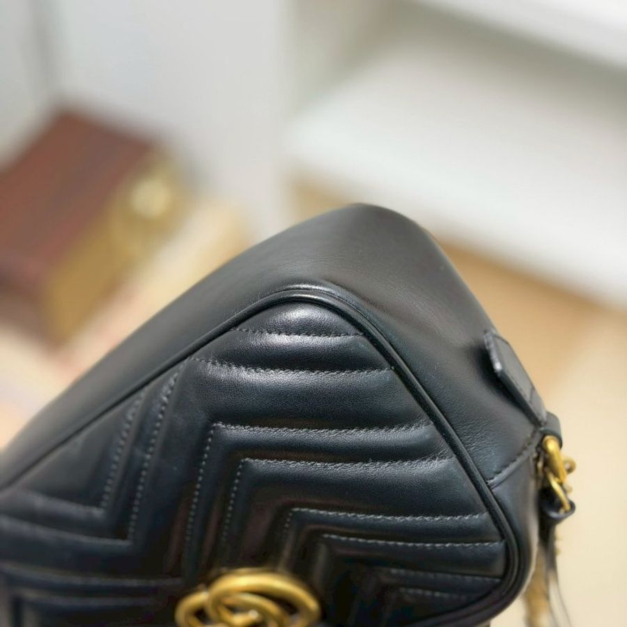 🏷Gucci 古馳．Marmont 24 相機包/客人寄賣-5