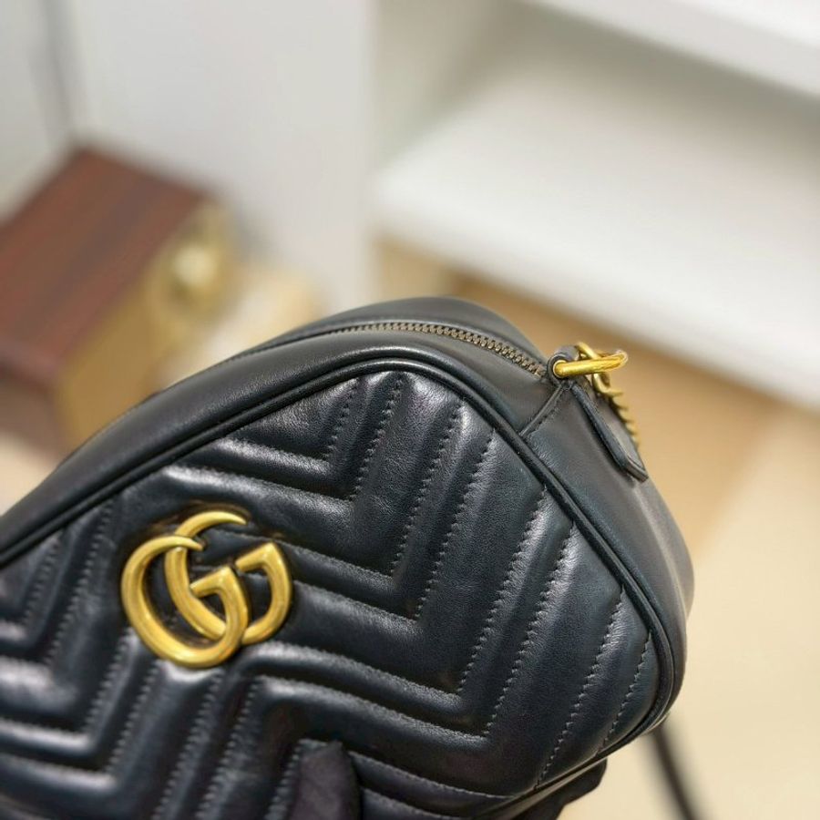 🏷Gucci 古馳．Marmont 24 相機包/客人寄賣-9