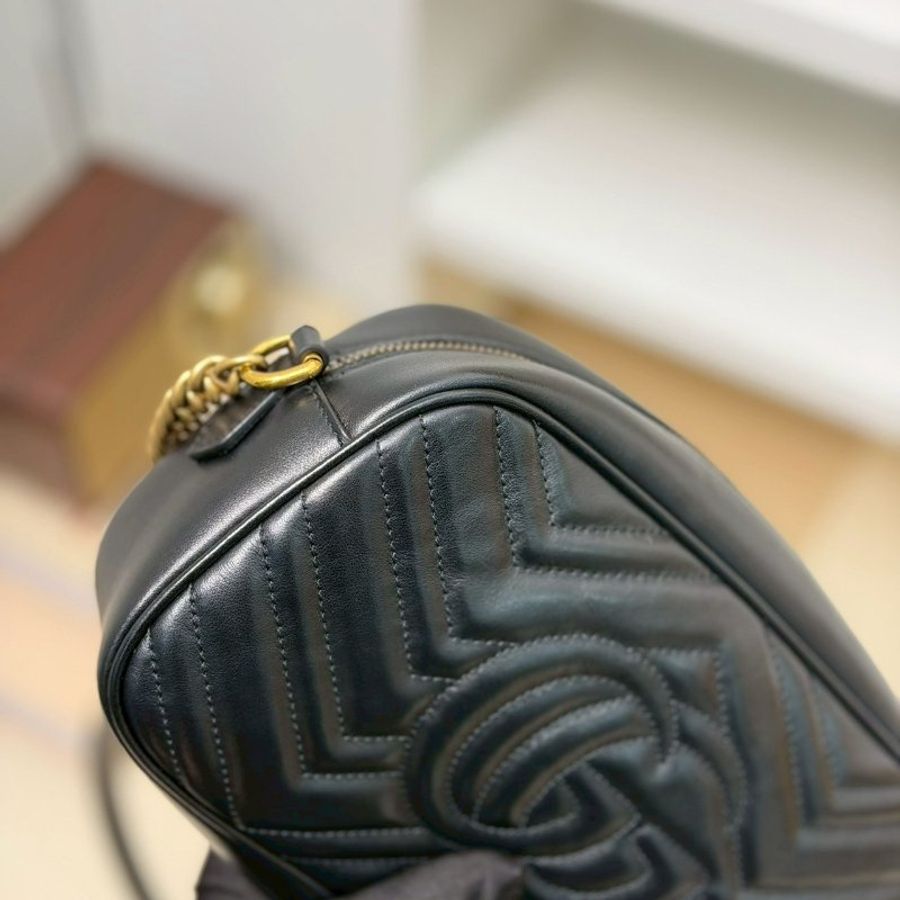 🏷Gucci 古馳．Marmont 24 相機包/客人寄賣-10