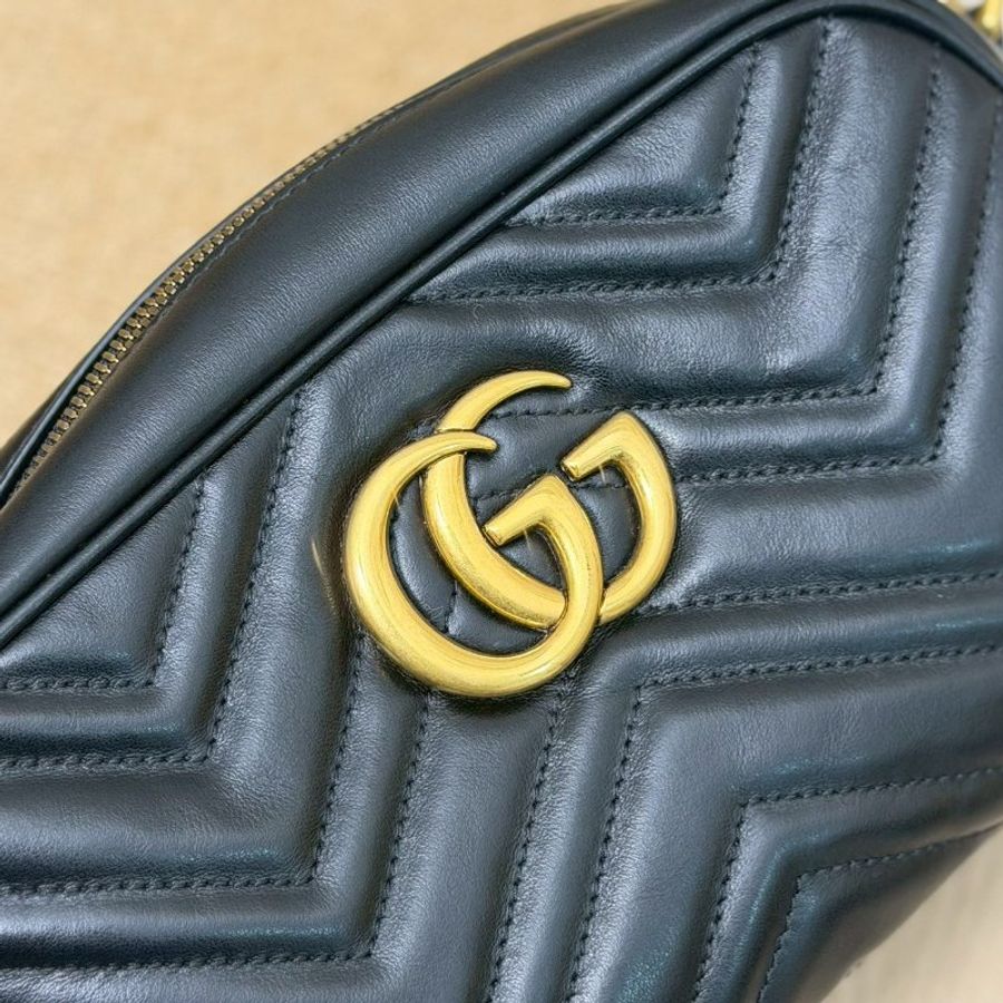 🏷Gucci 古馳．Marmont 24 相機包/客人寄賣-15