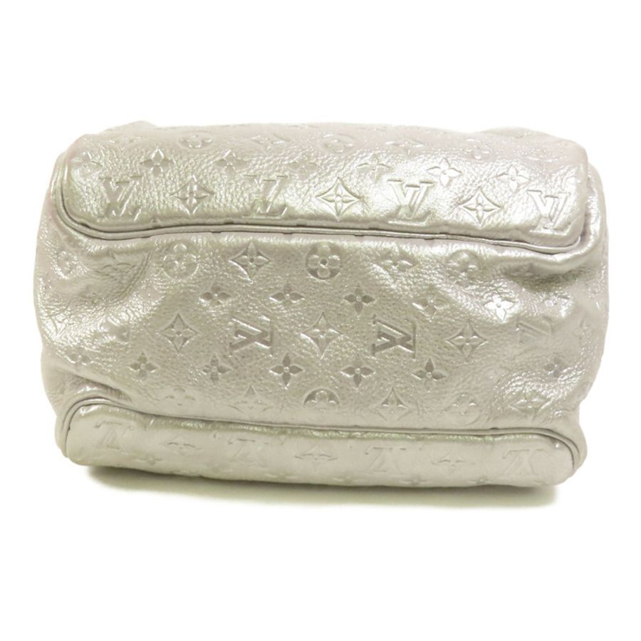 LOUIS VUITTON Monogram Shimmer Comet Boston Bag銀扣肩背袋-3