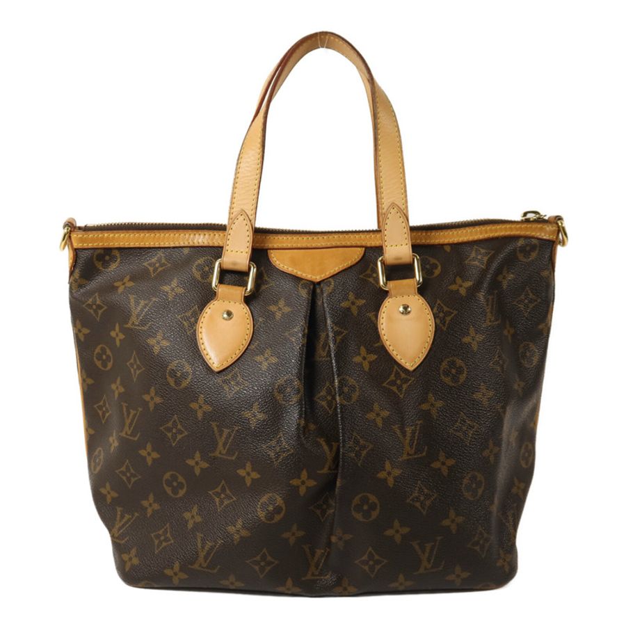 LOUIS VUITTON Monogram Palermo PM金扣手挽肩背兩用袋-1
