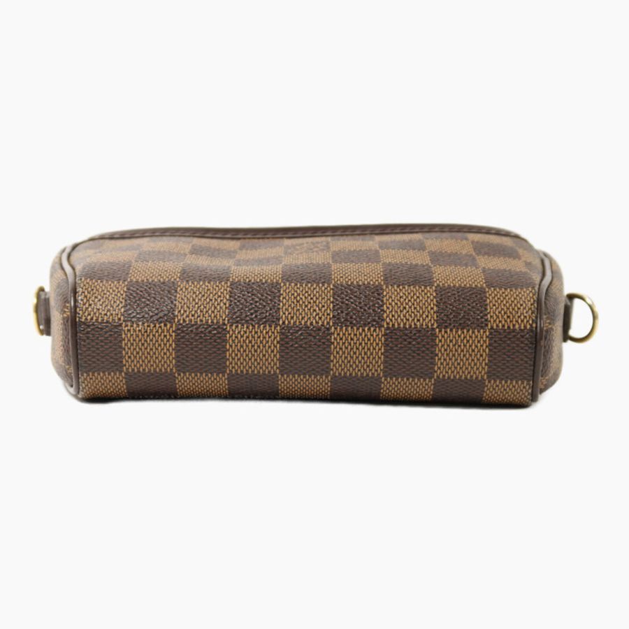 LOUIS VUITTON Damier Pochette Ipanema金扣肩背袋-3