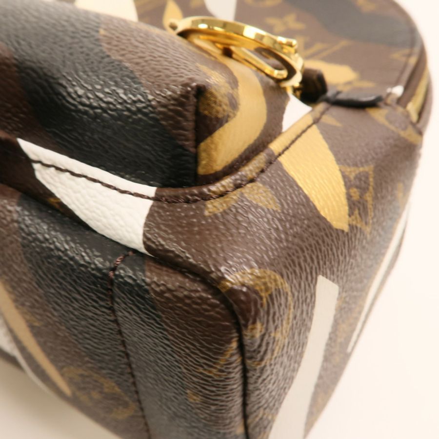 LOUIS VUITTON Monogram LVxLoL Palm Springs Backpack金扣背包-12