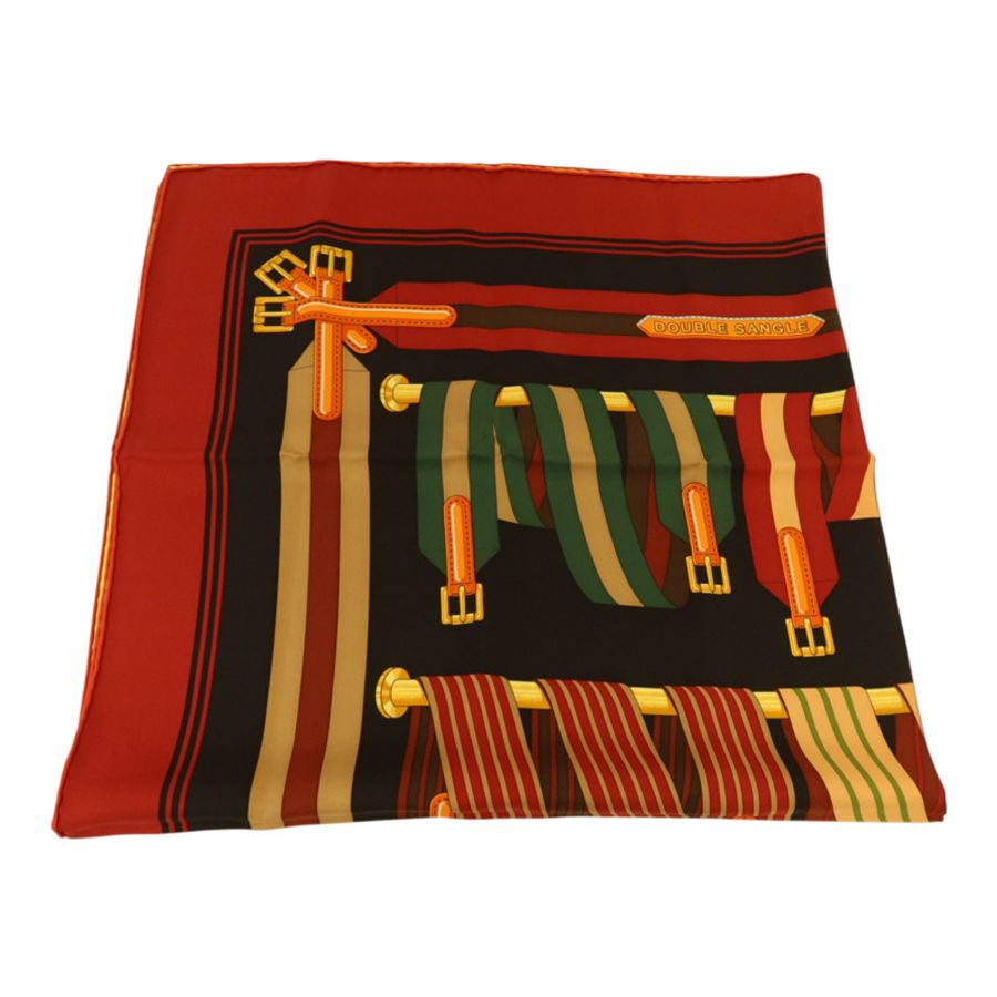 HERMES 【Hermes Fair】絲質Scarf 90x90絲巾-4